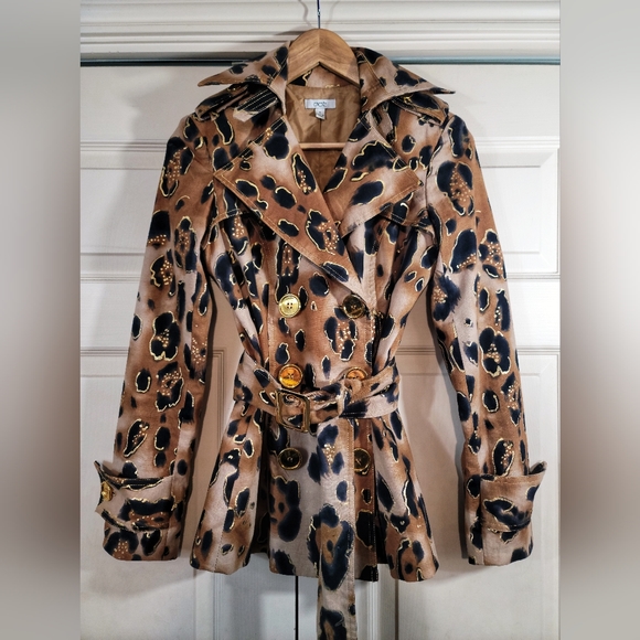 Cache Animal Print Jacket Size S - Picture 1 of 13